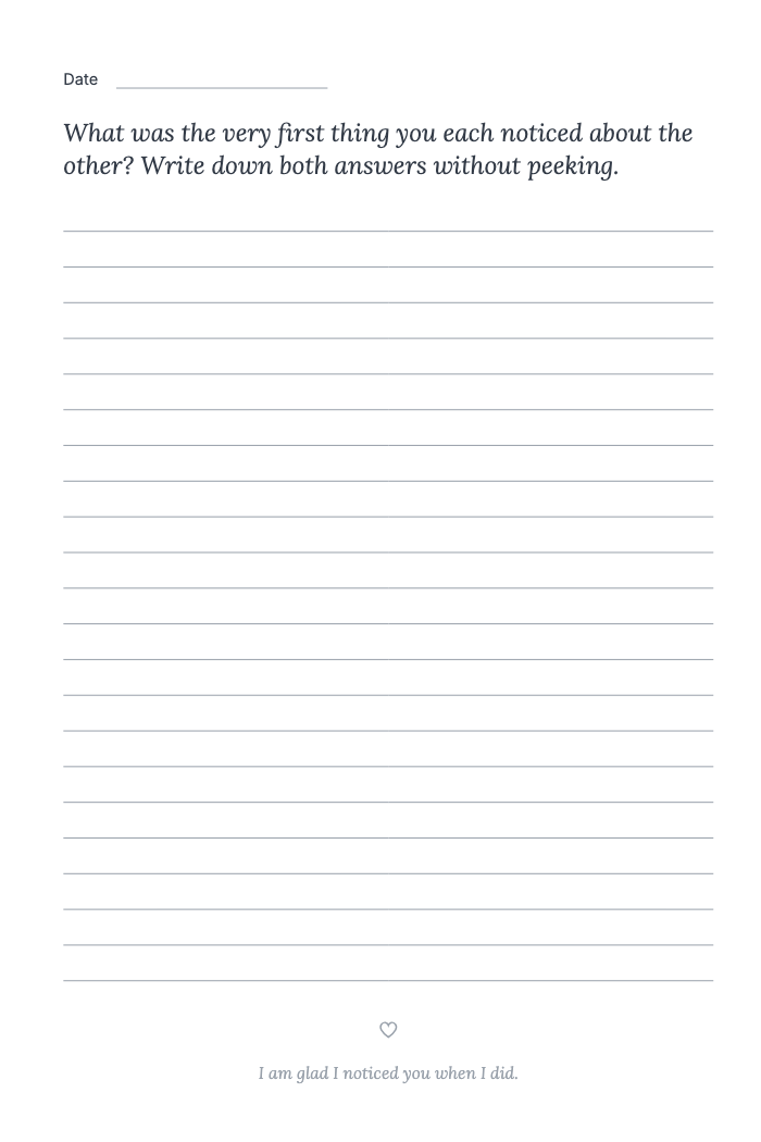 Daily page from Us, Every Day